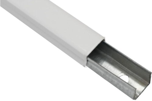 Кабель-канал металлический оцинкованный 25х20 с крышкой белого цвета фото Кабель-канал металлический оцинкованный 25х20 с крышкой белого цвета картинка